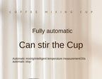 380ML Electric Coffee Self Mixing Mug IP67 Waterproof Coffee Stirring Mug USB Charging Digital Display Automatic Magnetic Cup