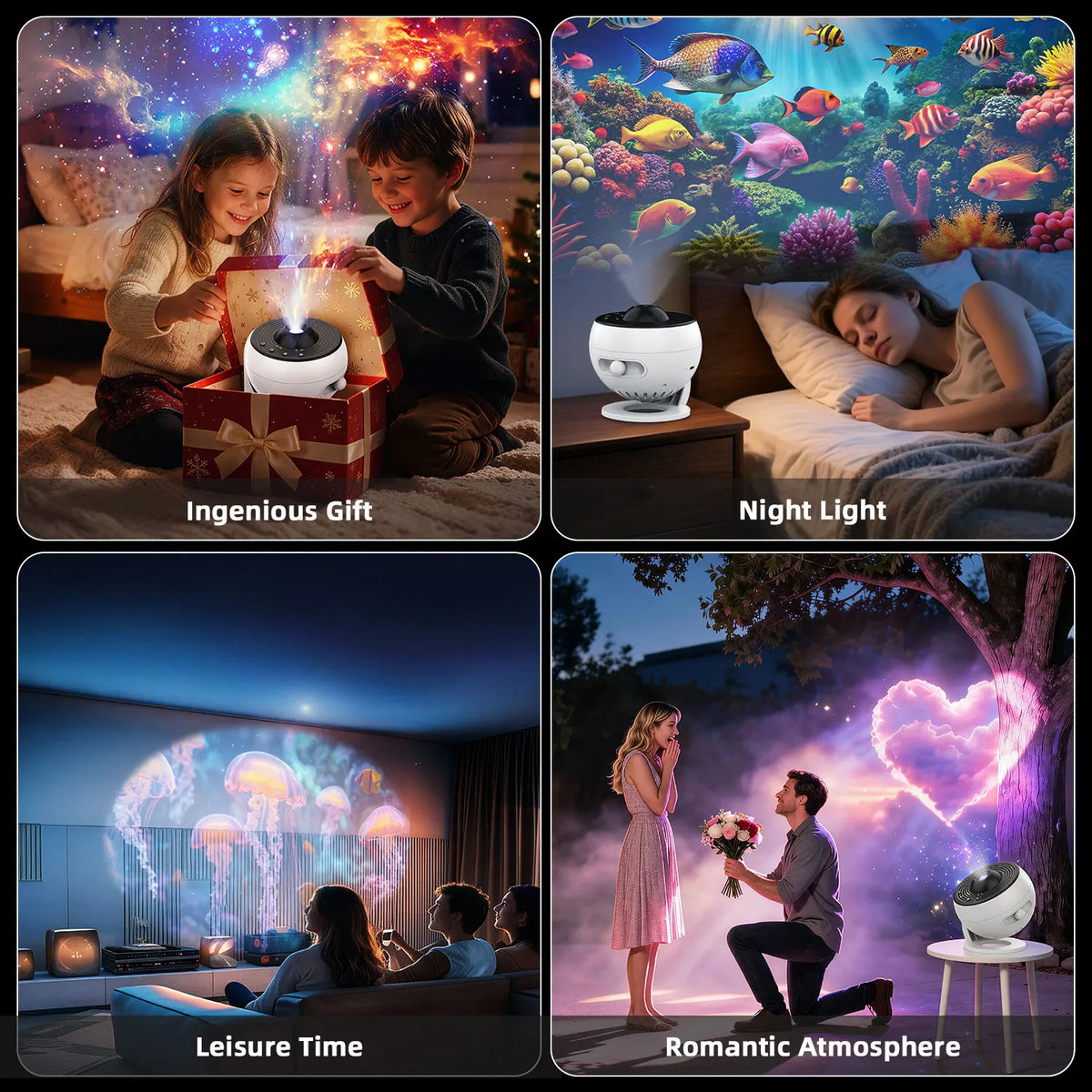 25 in 1 Bedroom Galaxy Projector Pro Home Planetarium Projector Pro Lamp 4K HD Star Projector Pro For Kids Adult Room Decoration