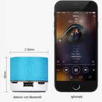 Mini Bluetooth Speaker Wireless Loudspeaker With LED Light USB TF Card AUX Subwoofer Portable Sound Column For Computer Laptop