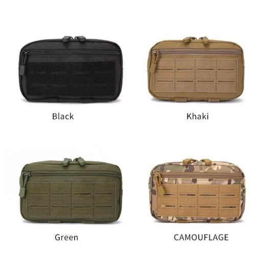 Tactical 1000D Laser Cut Molle Pouche Compact Water-Resistant Utility Admin Bag for Backpack Vest Duty Belt Hunting Accessory