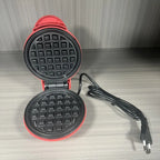 Multi Functional Mini Heart-shaped Waffle Maker Double-sided Heated Breakfast Toaster, Portable Baking Machine Family Party