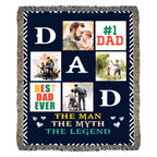 Best Dad Ever - Woven Blanket