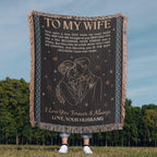 To My Wife - Heirloom Woven Blanket